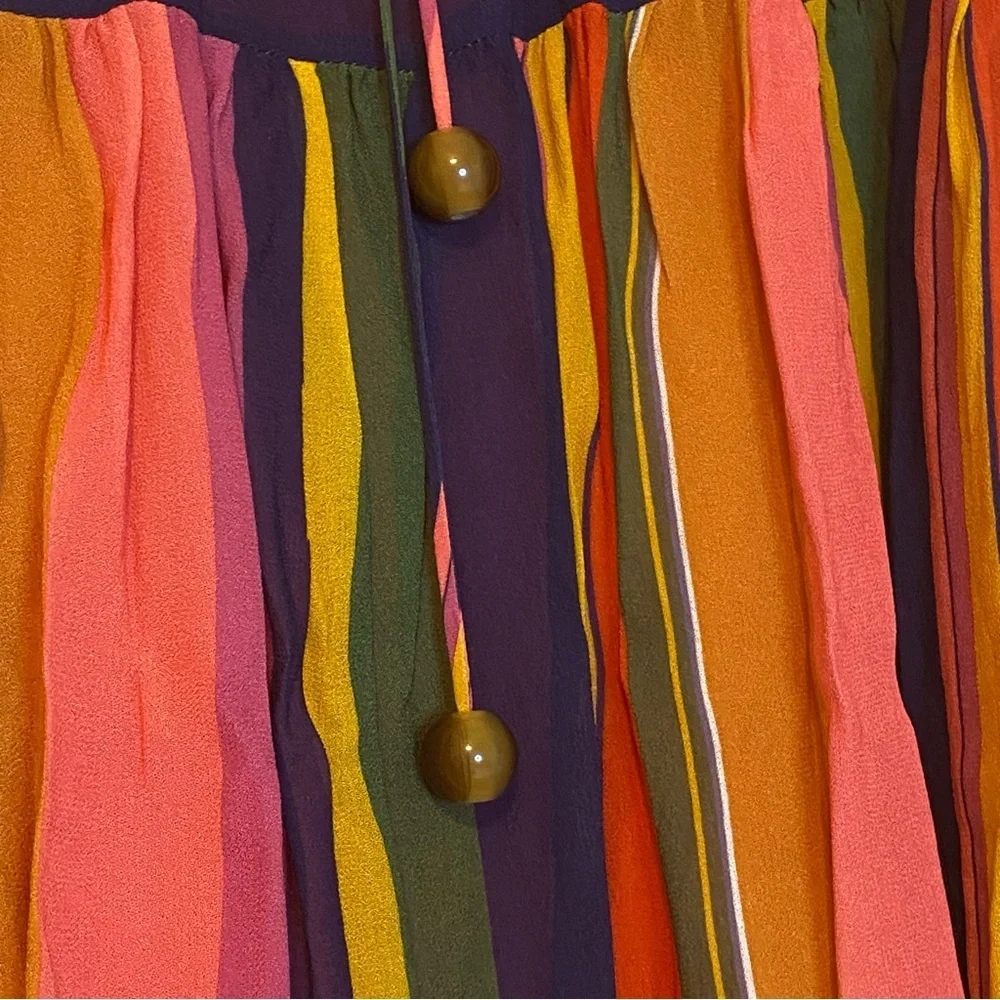 FARM Rio Vibrant Striped Maxi Skirt - Picture 6 of 9